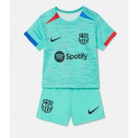 Barcelona Robert Lewandowski #9 Replika babykläder Tredjeställ Barn 2023-24 Kortärmad (+ korta byxor)
